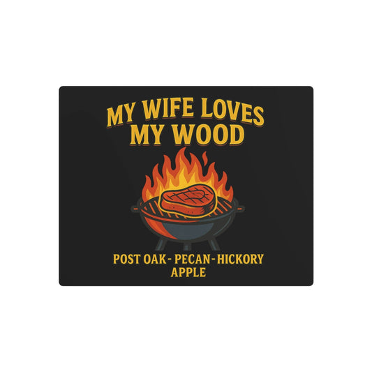 Funny Metal Art Sign for BBQ Lovers, Grill Decor, Gift for Husband, Kitchen Wall Art, Man Cave Sign, Father's Day Gift