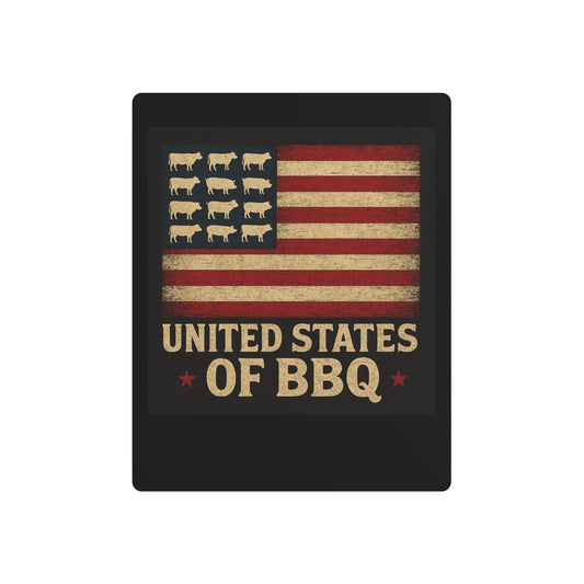 Metal Art Sign for BBQ Lovers | Rustic Wall Decor, Kitchen Sign, Gifts for Grill Masters, Barbecue Party Decoration, Americana Style