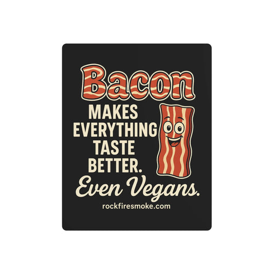 Humorous Metal Art Sign - "Bacon Makes Everything Taste Better" - Kitchen Decor, Gift for Foodies, BBQ Lovers, Funny Wall Art, Unique [...]