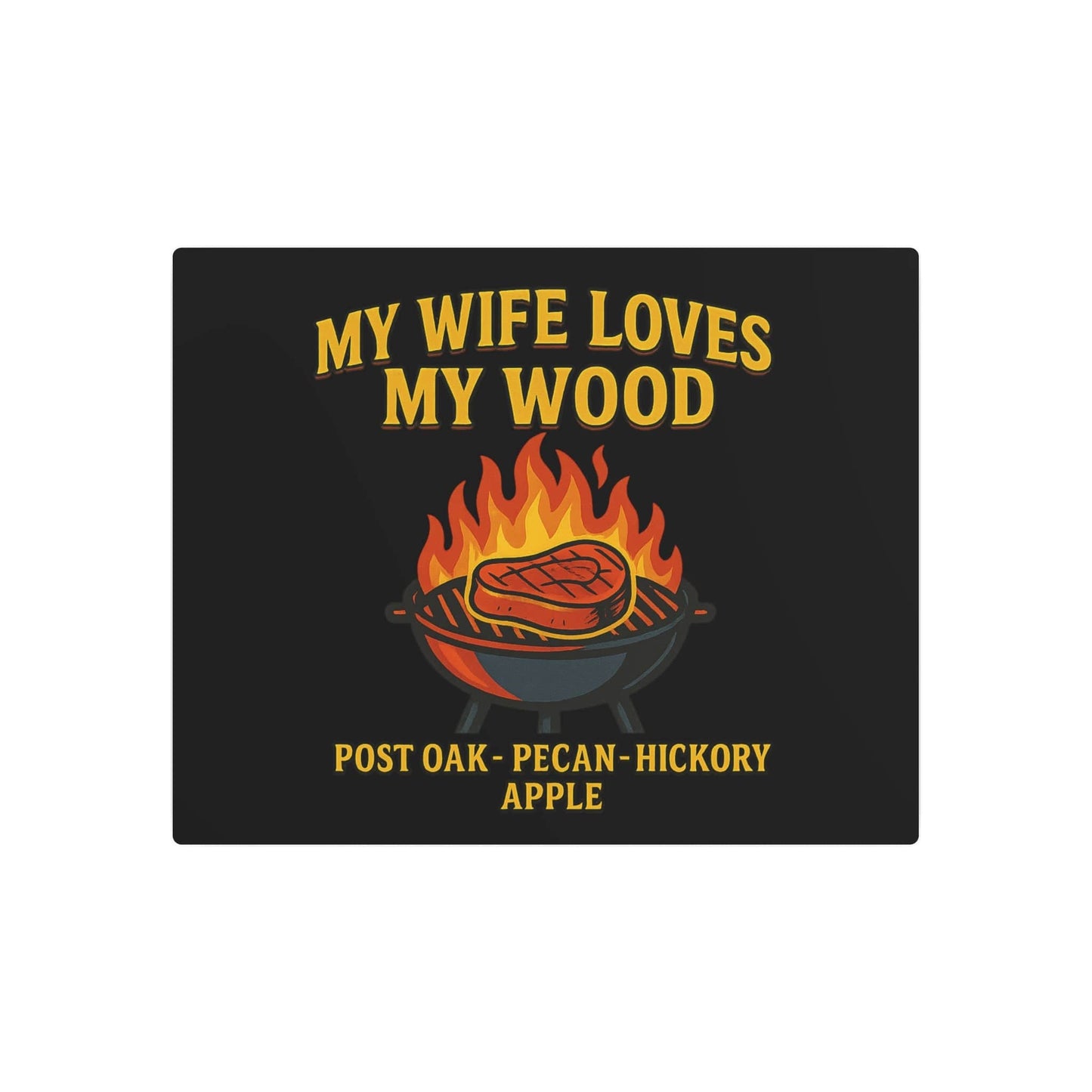 Funny Metal Art Sign for BBQ Lovers, Grill Decor, Gift for Husband, Kitchen Wall Art, Man Cave Sign, Father's Day Gift