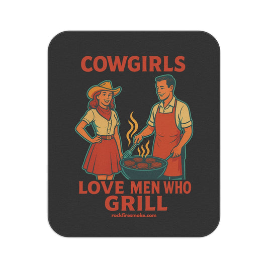 Cowgirls Love Men Who Grill Picnic Blanket, Outdoor Blanket, BBQ Blanket, Camping Gear, Gift for Grill Lovers